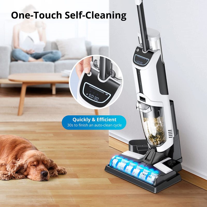 PETPAL Smart Voice Assistant Cordless Wet Dry Vacuum and Mop Cleaner ...