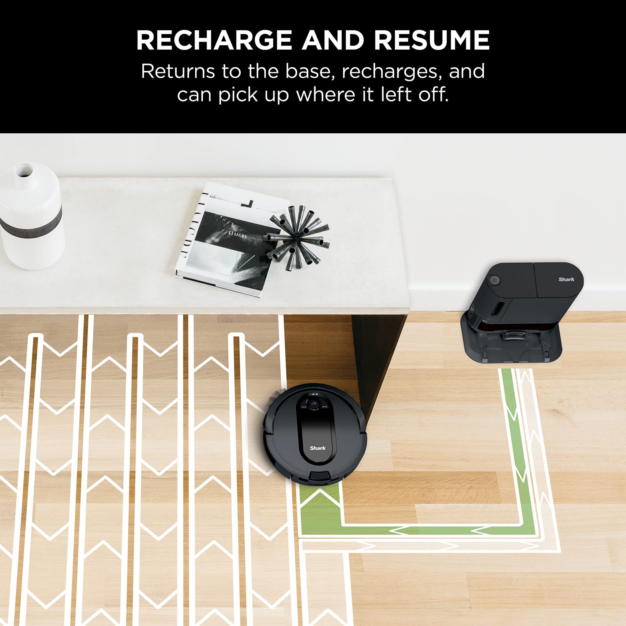 Shark RV912S EZ Robot Vacuum with SelfEmpty Base, Bagless, RowbyRow